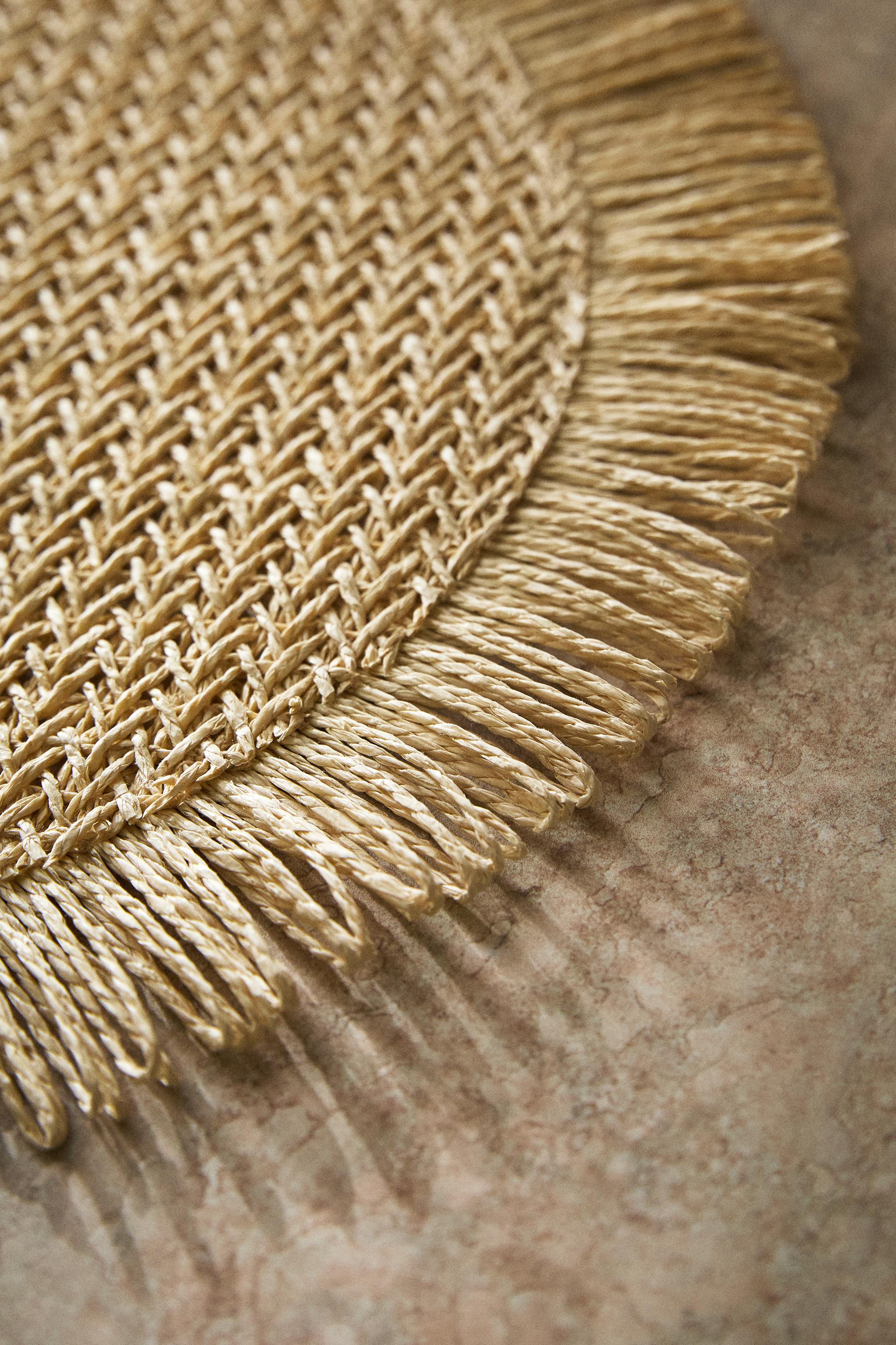 FRINGED PAPER PLACEMAT (PACK OF 2)